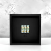 Three Figures 3D Stacked Frame - USD